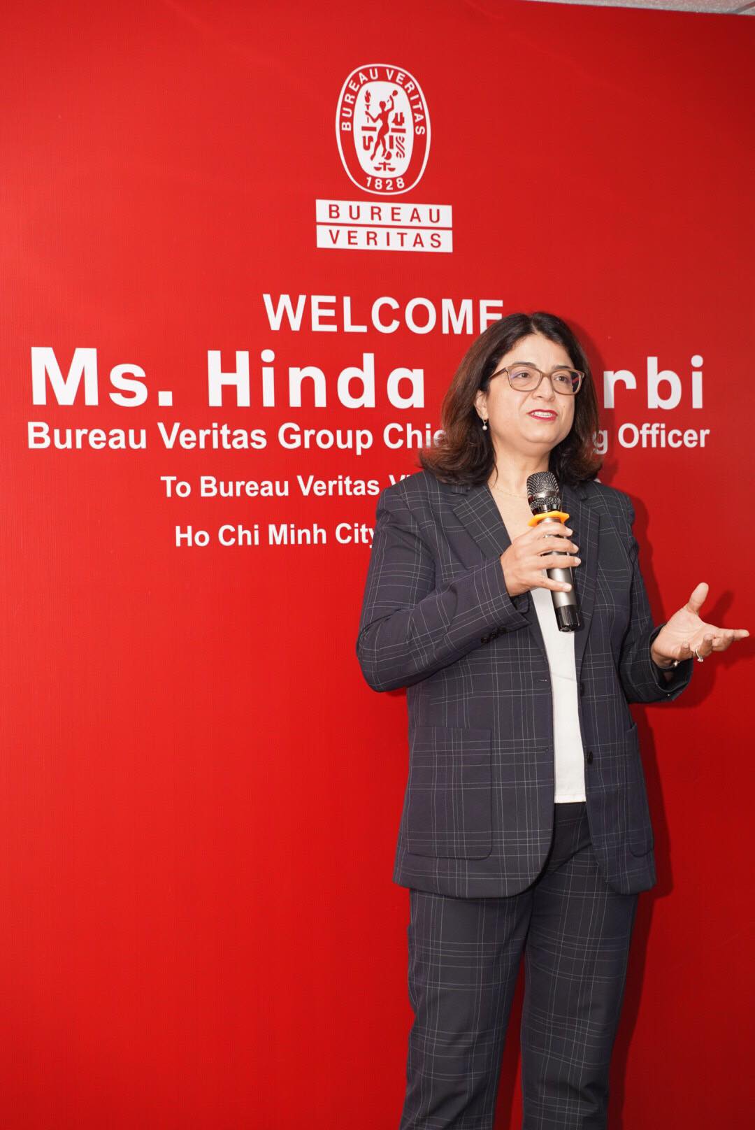 Hinda Gharbi at Bureau Veritas Vietnam Townhall meeting