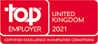 Logo Top Employer UK 2021